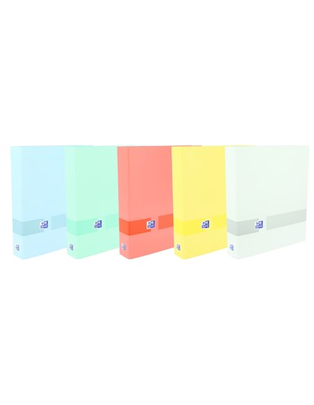Classeur Oxford & You A4+ 4 anneaux Ø 40 mm - Format A4+ - Capacité de 450 feuilles - Couverture extra rigide - Dos de 60 mm - C