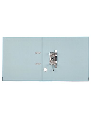 CLASSEUR LEVIER LIDERPAPEL A4 DOCUMENTA CARTON REMBORDÉ 1,9MM DOS 52MM RADO MÉTALLIQUE COLORIS GRIS