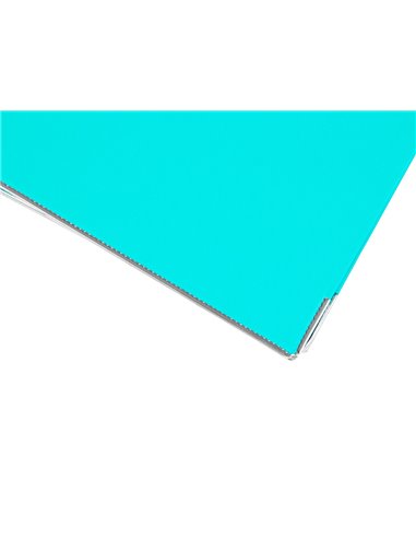 CLASSEUR LEVIER LIDERPAPEL A4 DOCUMENTA CARTON REMBORDÉ 1,9MM DOS 75MM RADO MÉTALLIQUE COLORIS VERT CLAIR
