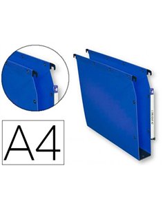 Dossier suspendu elba polypro ultimate armoire h275mm entraxe 330mm fond 50 coloris bleu boîte 10 unités.