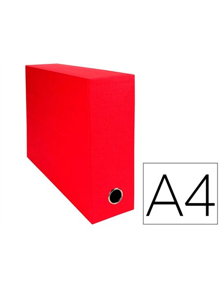 Boite transfert exacompta iderama carton recouvert papier toile 16/10e a4 25x33cm dos 120mm oeillet.