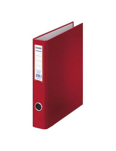 Classeur mixte Dohe 2 anneaux 40 mm - Format Folio - Dimensions 285 x 350 x 60 mm - Œillet et porte-cartes sur le dos - Carton d