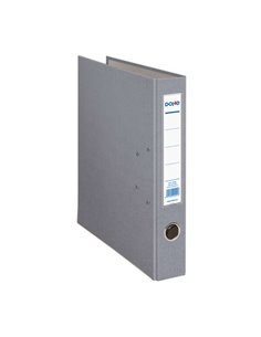 Classeur à levier Dohe A4 - Dos 45 mm - Avec œillet, anneau et porte-cartes - Carton doublé polypropylène - Coins métalliques - 