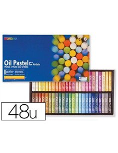 Pastel huile mungyo 70mm pigmentation extra-fine texture onctueuse pouvoir couvrant diamètre 11mm boîte 48 unités.