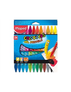 Pastel huile maped oil pastel pochette carton 24 unités. 2