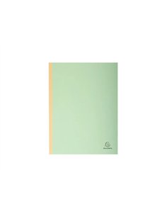 Chemise exacompta carte 240x320mm 320g documents a4 210x297mm soufflet dos toile 30mm coloris vert paquet 25 unites. 2