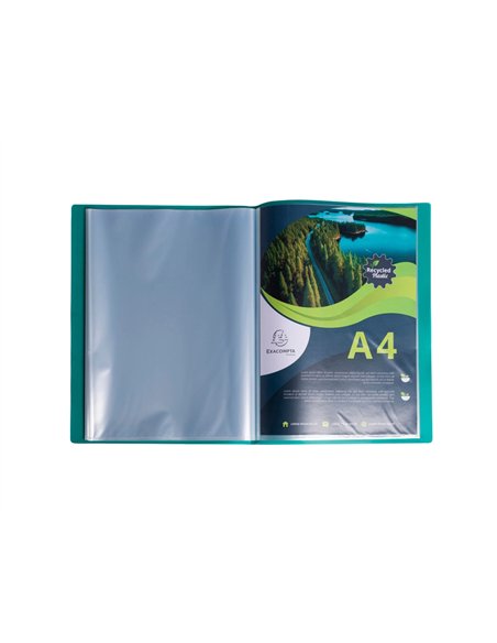 Porte-vues exacompta opak pp recycle a4 100 vues.