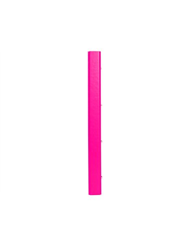 Classeur antartik 4 anneaux ronds 25mm a4 carton rembordé feuillets mobiles quadrillage 5mm coloris rose.