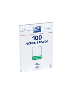 Fiche bristol universelle 210x297 bloc sac h.100.