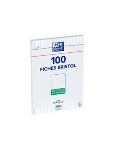 Fiche bristol universelle 210x297 bloc sac h.100. 2