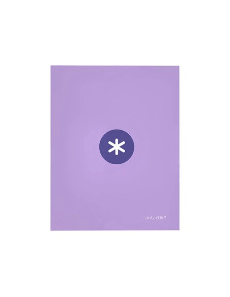 Classeur antartik 4 anneaux end 40mm a4+ carton remborde coloris lavande.