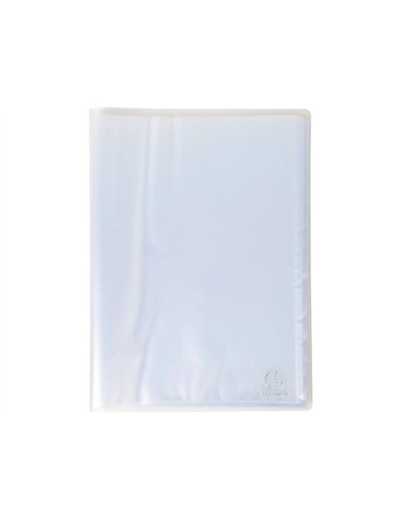 Protege-documents exacompta chromaline a4 polypropylene semi rigide couverture souple 20 pochettes 40 vues assortis.