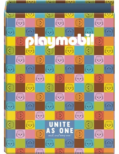 Classeur mixte Dohe Playmobil Unite as One à 4 anneaux 40 mm - Format Folio - Couverture cartonnée plastifiée
