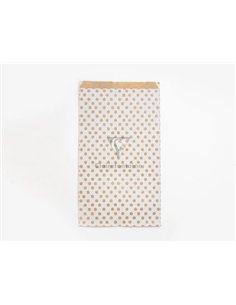 Pochettes kraft fond blanc 50g/m 21x37+7 cm sachet de 50 un. 2