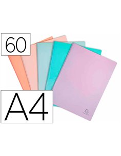 Protege-documents exacompta aquarel polypropylene semi-rigide 60 pochettes 120 vues.