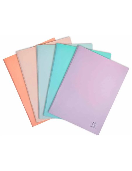 Protege-documents exacompta aquarel polypropylene semi-rigide 60 pochettes 120 vues.