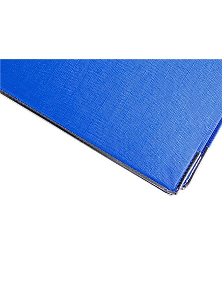Classeur levier liderpapel documenta a4+ carton remborde dos 75mm rado metallique coloris bleu.