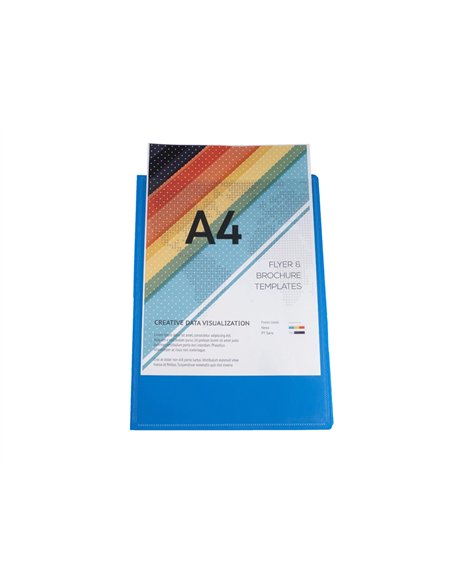 Porte-vues exacompta krea cover pp 120 vues coloris assortis.