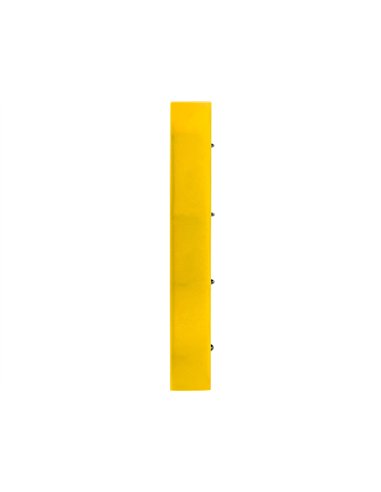 Classeur liderpapel 4 anneaux en d 25mm a4 polypropylene feuillets mobiles 100f 5x5mm coloris jaune fluo.
