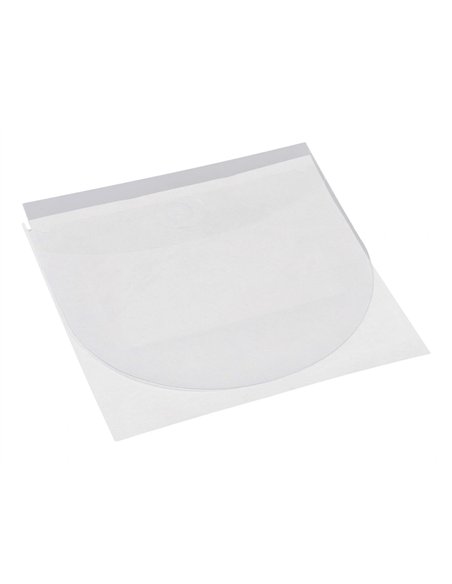 Pochette adhésive q-connect cd-rom polypropylène 127x127mm rabat fermeture adhésif repositionnable sachet 10 unités.