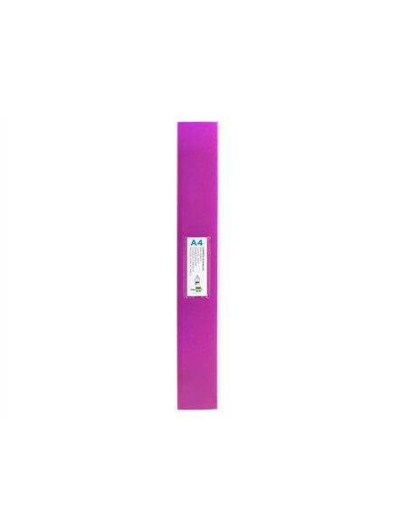 Classeur liderpapel 4 anneaux 25mm a4 260x315mm polypropylene dos 40mm porte-cartes visite coloris violet.