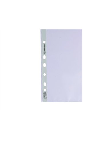 Pochette perforee exacompta a4 pp recycle graine 6/100eme paquet 100 unites.