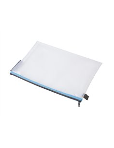 Pochette zip exacompta eva a4 coloris assortis.