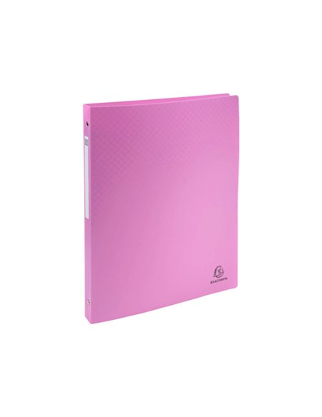 Classeur 4 anneaux exacompta forever young polypropylene a4 4/15mm assortiment.