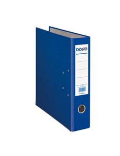 Classeur à levier Dohe, format folio, dos 70 mm, œillet, anneau et porte-cartes sur le dos, carton doublé polypropylène, coins m