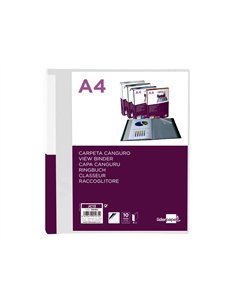 Protege-documents liderpapel personnalisable kangourou polypropylene 10 pochettes fixes a4 coloris transparent. 2