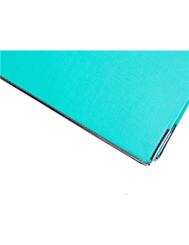 Classeur levier liderpapel documenta a4+ carton remborde dos 75mm rado metallique coloris vert clair.