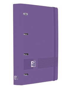 Chemise Oxford Europeanbinder Live & Go A4+ avec 100 feuilles de recharge, quadrillage 5 x 5 mm, couverture en plastique polymou