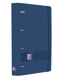 Chemise Oxford Europeanbinder Live & Go A4+ avec 100 feuilles de recharge, quadrillage 5 x 5 mm, couverture en plastique polymou