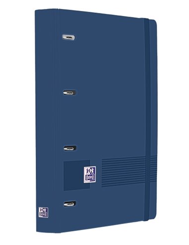 Chemise Oxford Europeanbinder Live & Go A4+ avec 100 feuilles de recharge, quadrillage 5 x 5 mm, couverture en plastique polymou