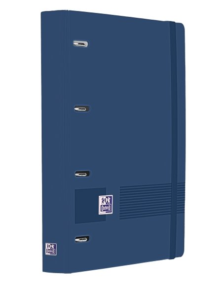 Chemise Oxford Europeanbinder Live & Go A4+ avec 100 feuilles de recharge, quadrillage 5 x 5 mm, couverture en plastique polymou