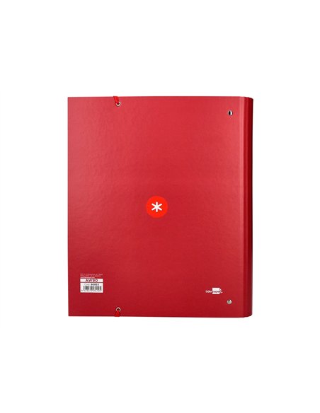 Classeur a levier kreacover exacompta personnalisable a4 capacite 550 feuilles 2 anneaux dim 32x29 cm dos de.