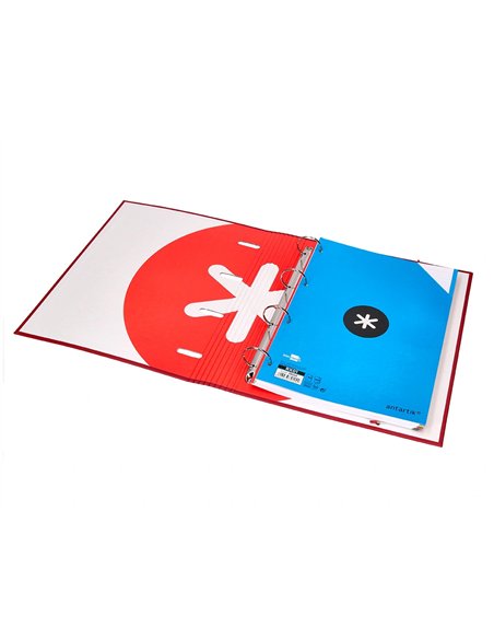 Classeur a levier kreacover exacompta personnalisable a4 capacite 550 feuilles 2 anneaux dim 32x29 cm dos de.