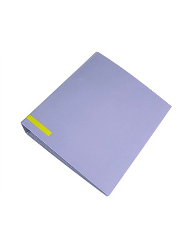 Classeur a levier liderpapel a4 color system dos de 80 mm coloris lavande.