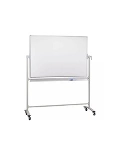 Tableau juvenilia rotatif metal coloris blanc.