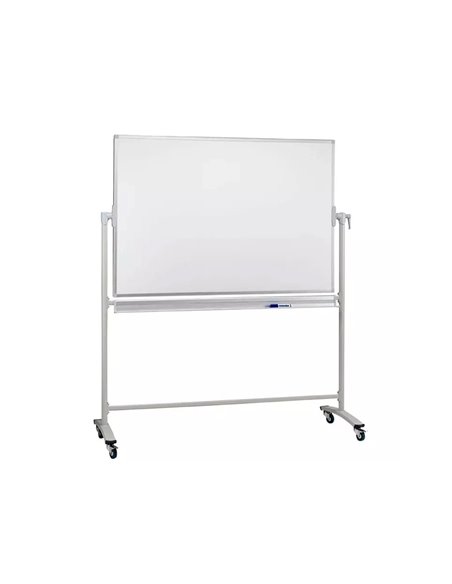 Tableau juvenilia rotatif metal coloris blanc.