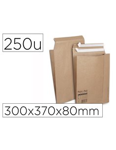 Pochette aller retour taille s auto-adh sive 300x370x80 mm boite de 250 unites.