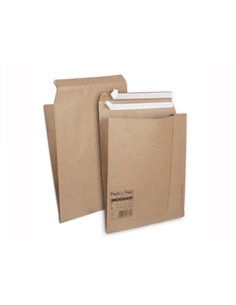 Pochette aller retour taille s auto-adh sive 300x370x80 mm boite de 250 unites. 2