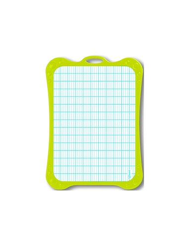 Ardoise blanche maped 1 face uni et 1 face seyes 1 feutre 1 brosse 1 sachet brochable.