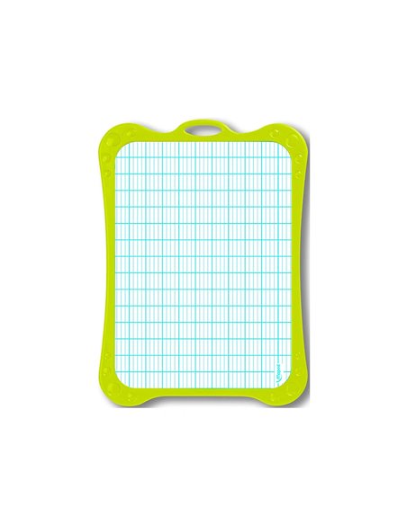 Ardoise blanche maped 1 face uni et 1 face seyes 1 feutre 1 brosse 1 sachet brochable.