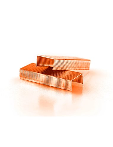 Agrafe q-connect modèle 23/6 cuivrée boîte 1000 unités.