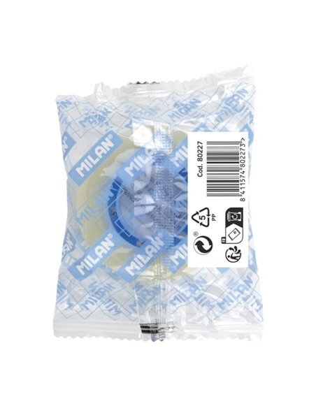 Ruban adhésif transparent Milan - Dimensions : 19 mm x 33 m - Couleur : transparent brillant