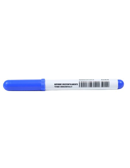 Marqueur giotto robercolor tableau blanc pointe medium ogive 4 mm encre effaçable coloris bleu.
