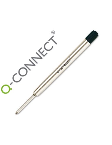 Recharge q-connect universellestylo-bille largeur moyenne coloris noir.