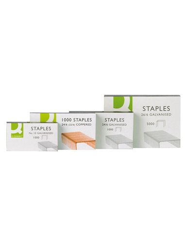 Agrafe q-connect modèle nº10 galvanisée boîte 1000 unités.