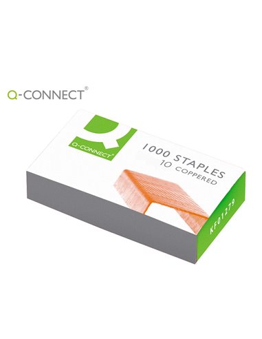 Agrafe q-connect modèle nº10 galvanisée boîte 1000 unités.